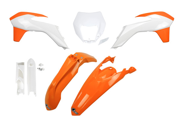 Full Plastic Kit OEM Color for Ktm EXC 125 - EXC 200 - EXC 250 - EXC-F 250 - EXC 300 - EXC-F 350 - EXC-F 450 - EXC-F 500
